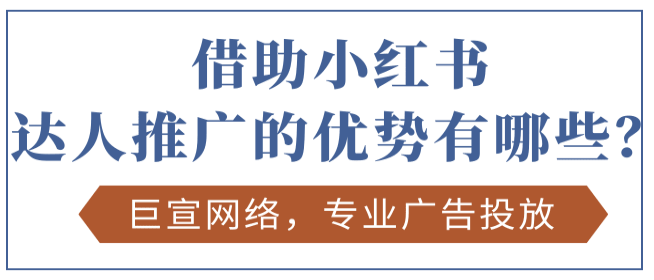 了解小红书广告优势找巨宣